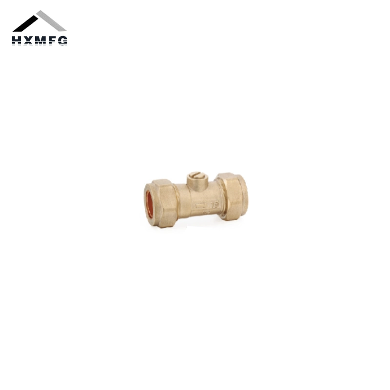 Low Pressure Brass Straight Compression O-Ring Seal Isolating Valve
