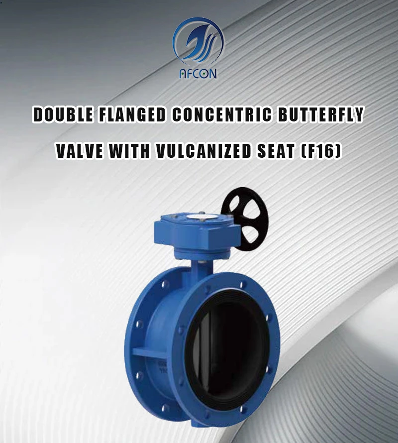 Body Double Flange Hard Soft Seal Double Triple Offset Eccentric Butterfly Valve Double Flange Butterfly Valve