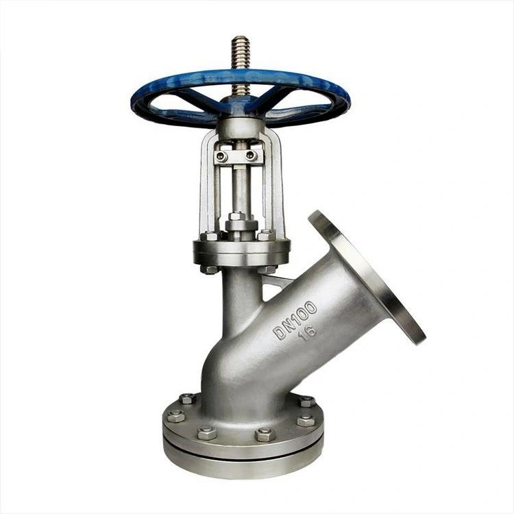 China Wholesale Manual Carbon Steel Angle Globe Valve for Industrial Equipment