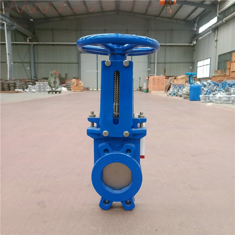 2&quot;-24&quot; Cast Steel Wcb Ss314 SS316 Stainless Steel Knife Gate Valve