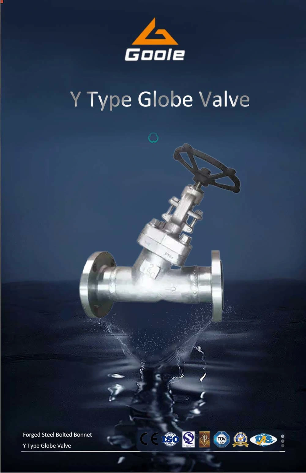 Forged Steel Welded Bonnet/Wb Flanged Ends Angle Globe Valve
