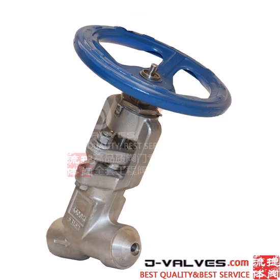 DIN API602 Pn420 2inch Class2500 Pressure Seal Bonnet F51 Duplex Steel 2205 Flange Forged Steel Gate Valve