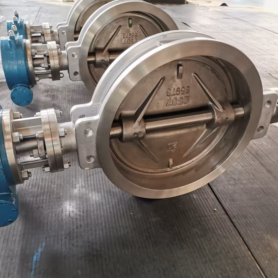 Pn10/Pn16 Keystone Triple Offset Stainless Steel Valve Butterfly Pneumatic Price