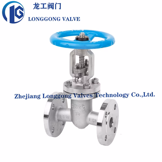 Z41W-16p Pn16 Stainless Steel Hand Wheel Non-Rising Stem Flange Wedge Gate Valve