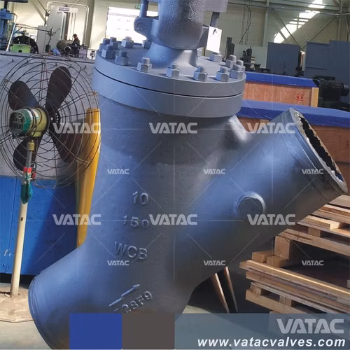 BS1873 Wcb/CF8/CF8m Y Pattern Globe Valve