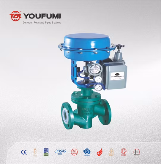 Manual Angle Carbon Steel Lined Fluorine Globe Valve