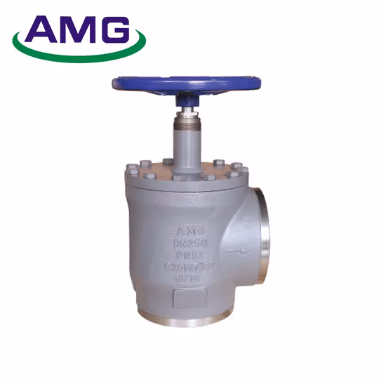 OEM Danfoss, Parker Diameter 15mm-350mm Flange Right Angle Pneumatic Ammonia Globe Shut off Valve