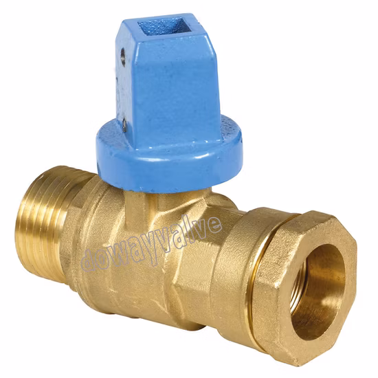 Bmag Cw617n Dzr CZ122 Cw602n Brass Inviolable Anti-Fraud Magnetic Lockable Ball Valve for HDPE Pipe