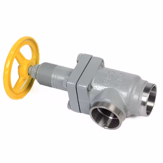 Standard Welded J64f Ammonia Angle Cast Steel Globe Valve